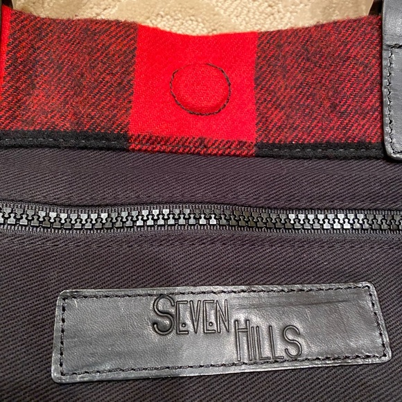 Buffalo Plaid tote bought at Athleta~ - Picture 2 of 4